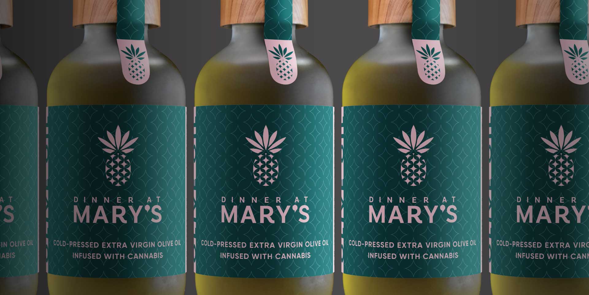 Dinner at Mary's Cannabis Olive Oil